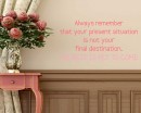 Always Remember Quotes Wall Decal Motivational Vinyl Art Stickers